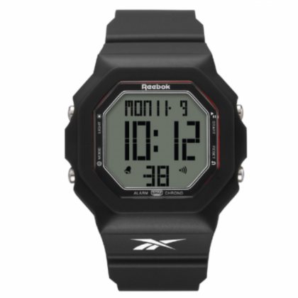 Reebok TRUNK RV-TRU-U9-PBPB-WR | Warrior Black | 44MM | 5ATM | 2Y Warranty